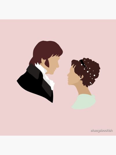 Alternative view of Pride And Prejudice Art Throw Pillow