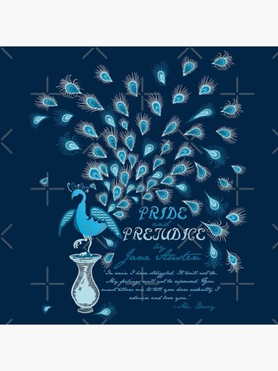 Alternative view of Paisley Peacock Pride And Prejudice Classic Throw Pillow