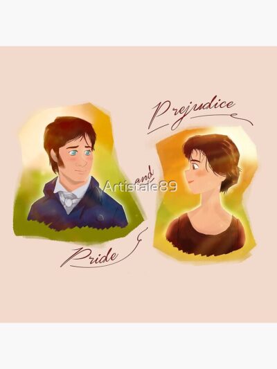 Alternative view of Pride And Prejudice Fanart Throw Pillow
