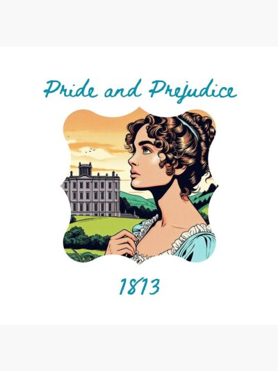 Alternative view of Pride And Prejudice Jane Austen 1813 Throw Pillow