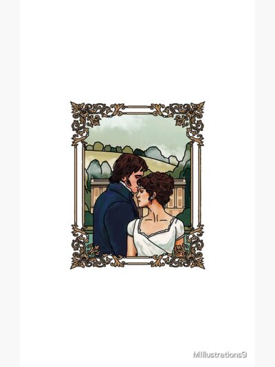 Alternative view of Elizabeth And Darcy Shower Curtain