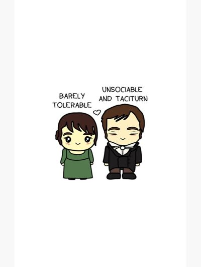 Alternative view of Pride And Prejudice Perfect Match Shower Curtain