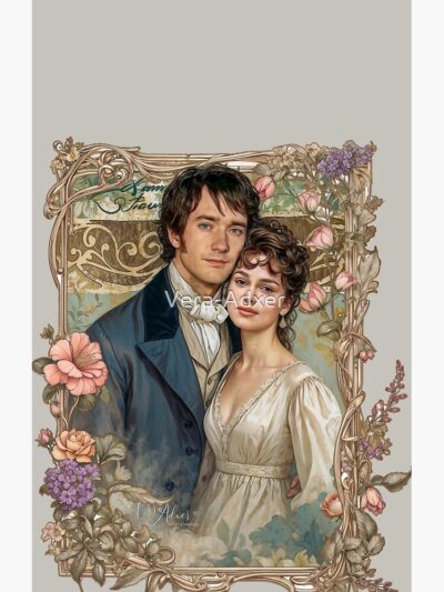 Alternative view of Mr And Mrs Darcy Shower Curtain