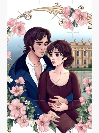 Alternative view of Pride And Prejudice Couple Shower Curtain
