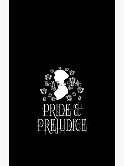 Alternative view of Jane Austen Pride And Prejudice Quotes Romantic Novel Shower Curtain