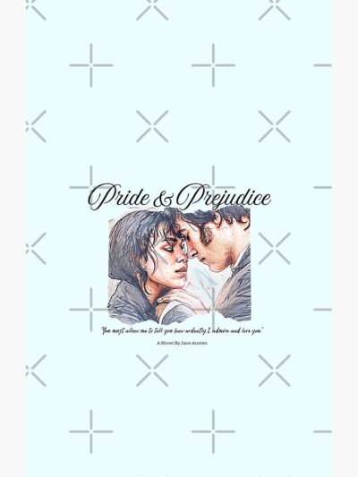 Alternative view of Pride And Prejudice Jane Austen Quote Shower Curtain