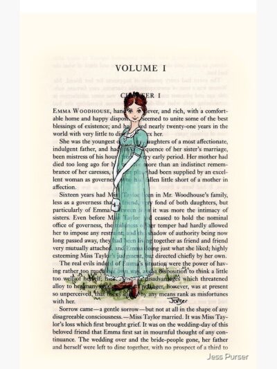 Alternative view of Jane Austen Emma Shower Curtain