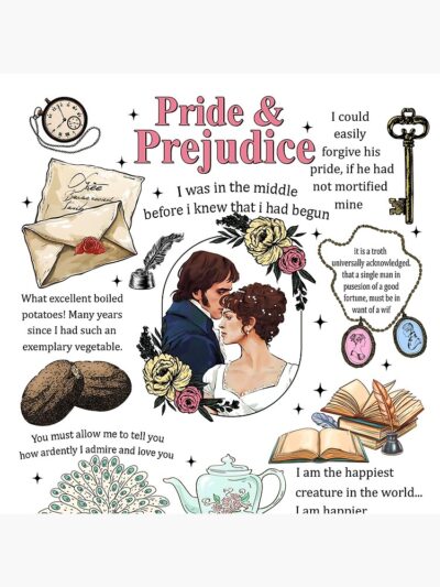 Alternative view of Pride And Prejudice Tapestry