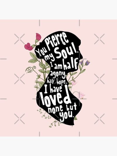 Alternative view of Jane Austen You Pierce My Soul Tapestry