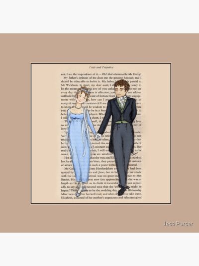 Alternative view of Elizabeth Bennet And Mr Darcy Tapestry