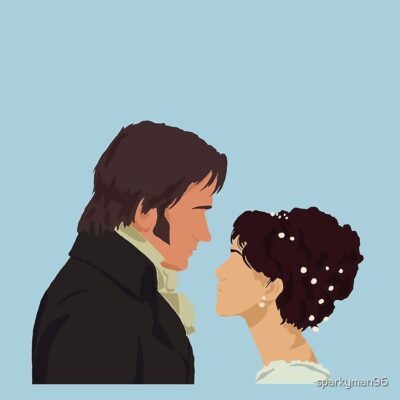 Alternative view of Pride Prejudice Silhouette Tote Bag