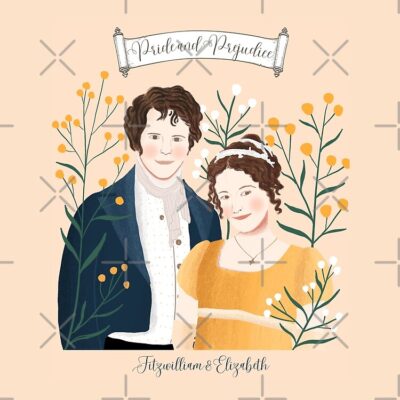 Alternative view of Pride And Prejudice Mr Darcy And Miss Bennet Jane Austen Tote Bag