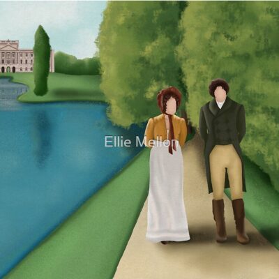 Alternative view of Elizabeth Bennet And Mr Darcy Tote Bag