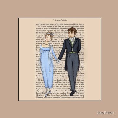 Alternative view of Elizabeth Bennet And Mr Darcy Tote Bag