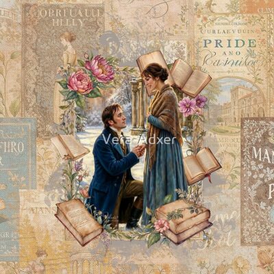 Alternative view of Jane Austen Elizabeth And Mr Darcy Tote Bag