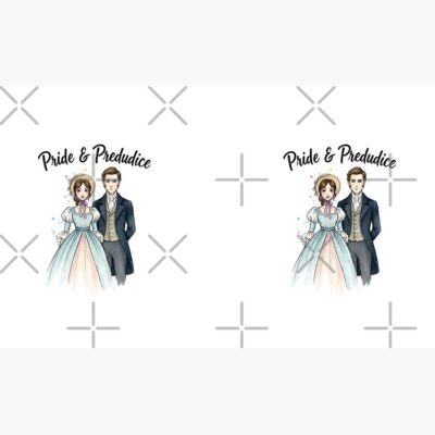 Alternative view of Cute Pride And Prejudice Anime Style Character Illustration Mug