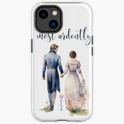 Mr Darcy Most Ardently Jane Austen Pride And Prejudice With Elizabeth Bennet Iphone Case