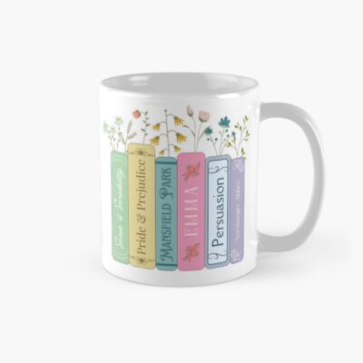 Jane Austen Books Mug