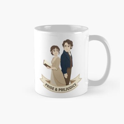 Pride And Prejudice Papercraft Jane Austen Couple Mug