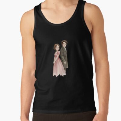 Alternative view of Classic Romance Pride And Prejudice Mr Darcy Elizabeth Bennet Tank Top