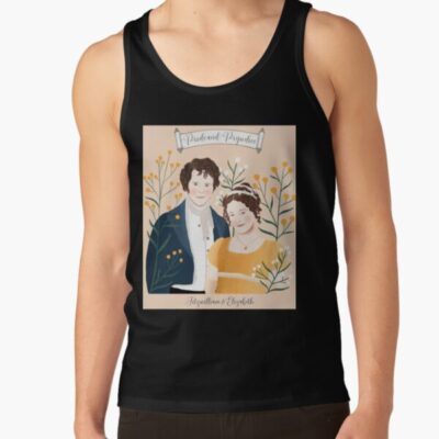 Alternative view of Pride And Prejudice Mr Darcy And Miss Bennet Jane Austen Tank Top