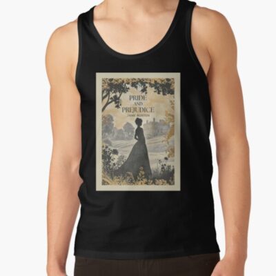 Alternative view of Pride And Prejudice Vintage Book Cover Tank Top