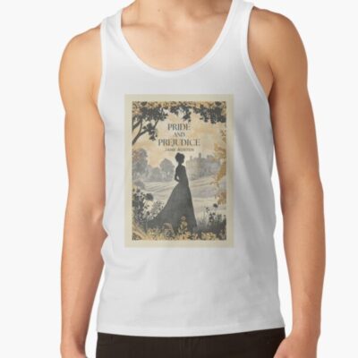 Pride And Prejudice Vintage Book Cover Tank Top