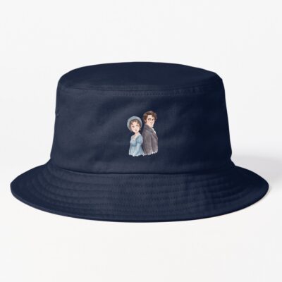 Pride And Prejudice Mr Darcy And Elizabeth Bennet Bucket Hat