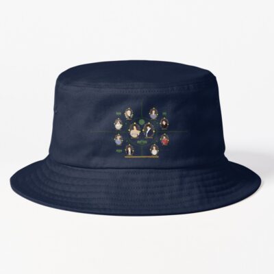 Pride And Prejudice Characters And Locations Bucket Hat