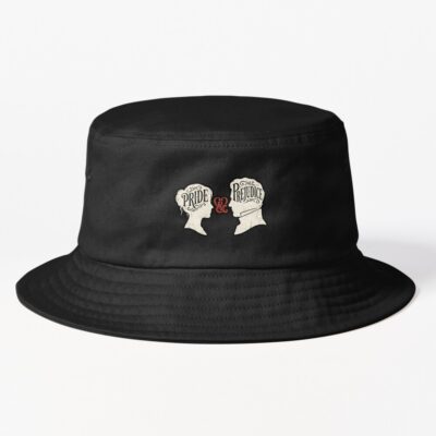 Pride And Prejudice Vintage Silhouette Jane Austen Mr Darcy Bucket Hat