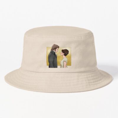 Elizabeth Bennet And Darcy Falling In Love In Pride And Prejudice Bucket Hat