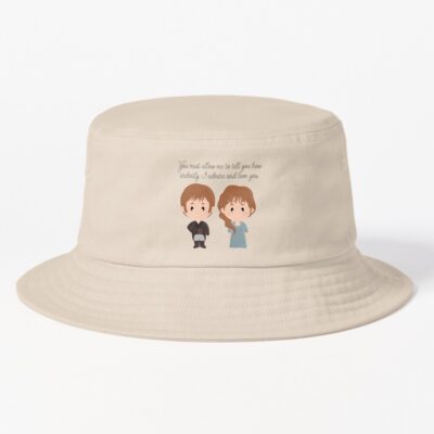 Darcy Elizabeth Valentines Ardently Quote Bucket Hat