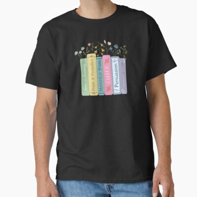Alternative view of Jane Austen Books T-shirt