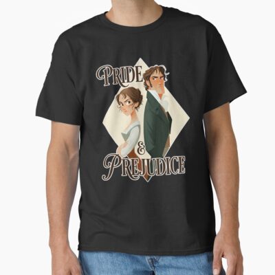 Alternative view of Pride And Prejudice Classic Romance Jane Austen T-shirt