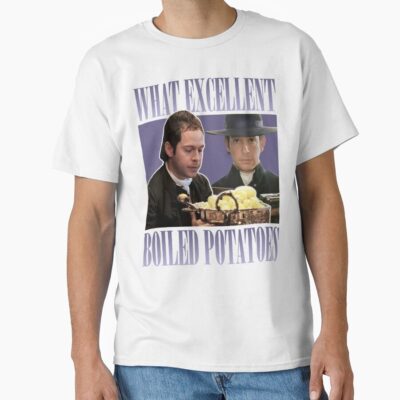Alternative view of Pride And Prejudice What Exellent Boiled Potatoes Meme T-shirt