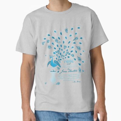 Paisley Peacock Pride And Prejudice Classic T-shirt