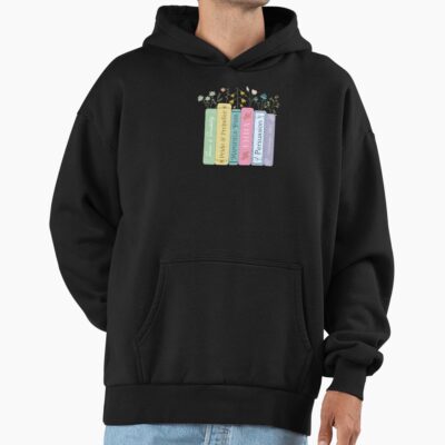 Alternative view of Jane Austen Books Hoodie