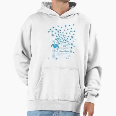 Alternative view of Paisley Peacock Pride And Prejudice Classic Hoodie