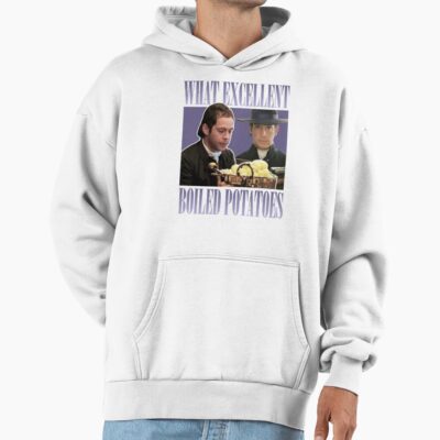 Alternative view of Pride And Prejudice What Exellent Boiled Potatoes Meme Hoodie