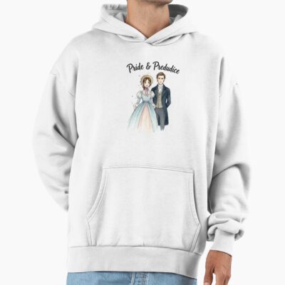 Cute Pride And Prejudice Anime Style Character Illustration Hoodie