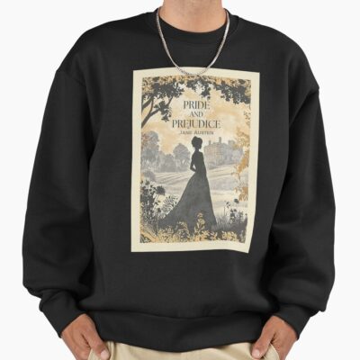 Alternative view of Pride And Prejudice Vintage Book Cover Sweatshirt