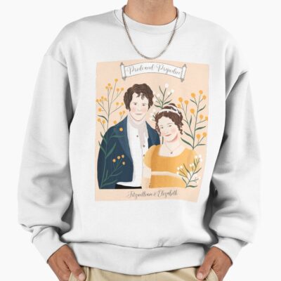 Alternative view of Pride And Prejudice Mr Darcy And Miss Bennet Jane Austen Sweatshirt