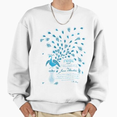 Alternative view of Paisley Peacock Pride And Prejudice Classic Sweatshirt