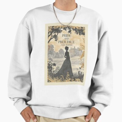 Pride And Prejudice Vintage Book Cover Sweatshirt