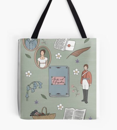 Pride And Prejudice Illustrations Tote Bag