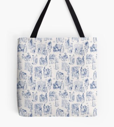 Pride And Prejudice Toile Tote Bag