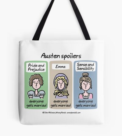 Austen Spoilers Tote Bag