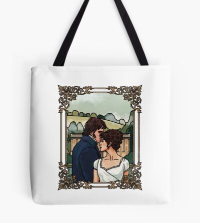Elizabeth And Darcy Tote Bag