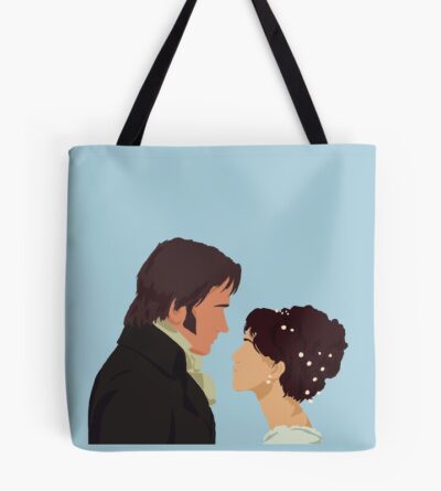 Pride Prejudice Silhouette Tote Bag