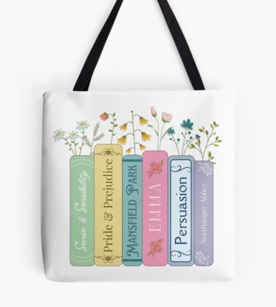 Jane Austen Books Tote Bag